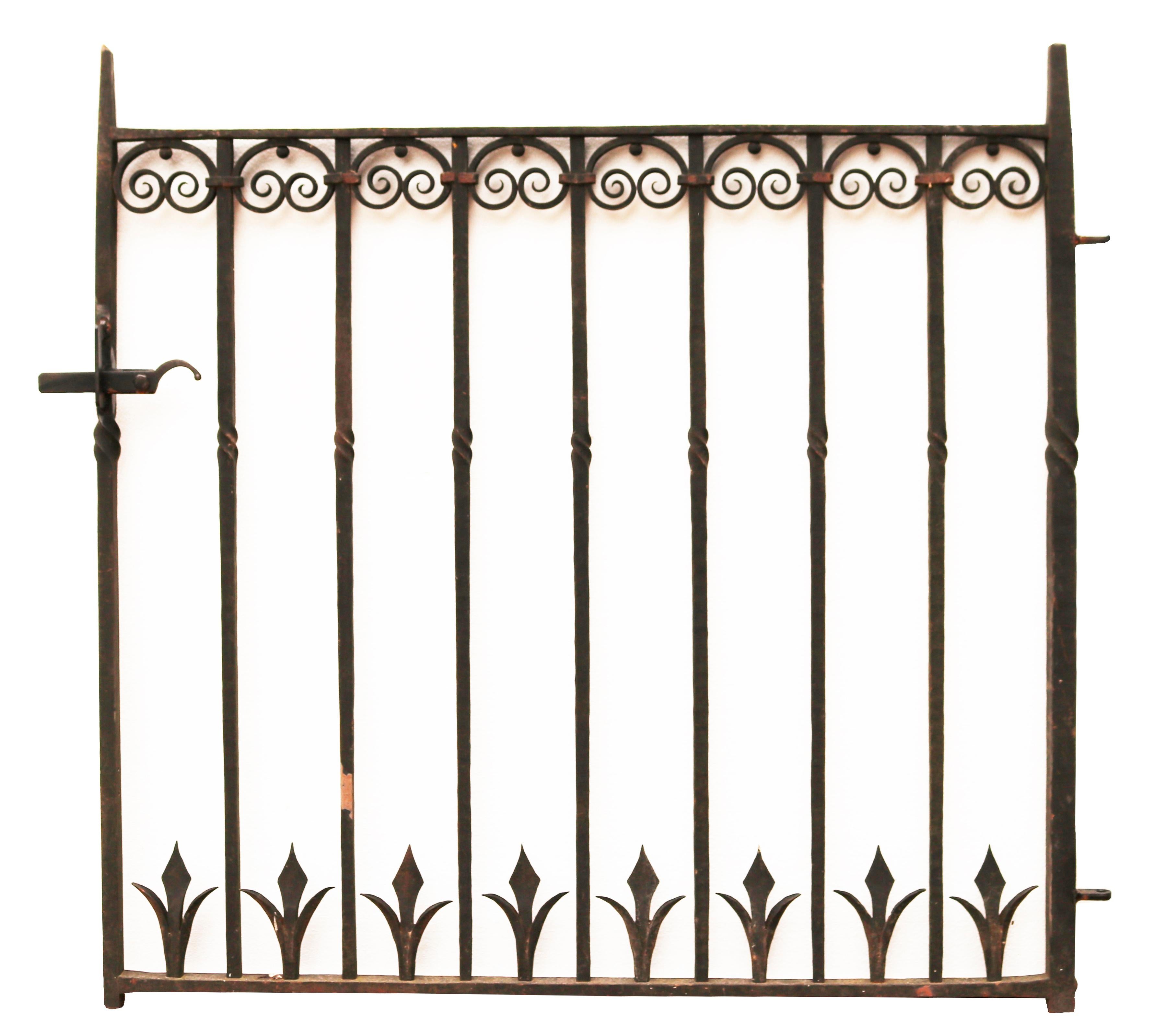 decorative wrought iron fence