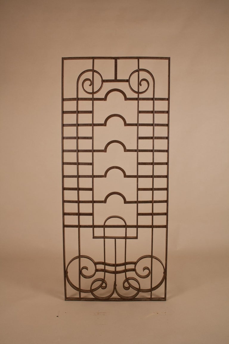 Decorative Wrought Iron Window Grill For Sale At 1stdibs