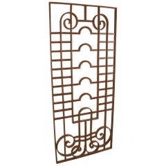 Decorative Wrought Iron Window Grill