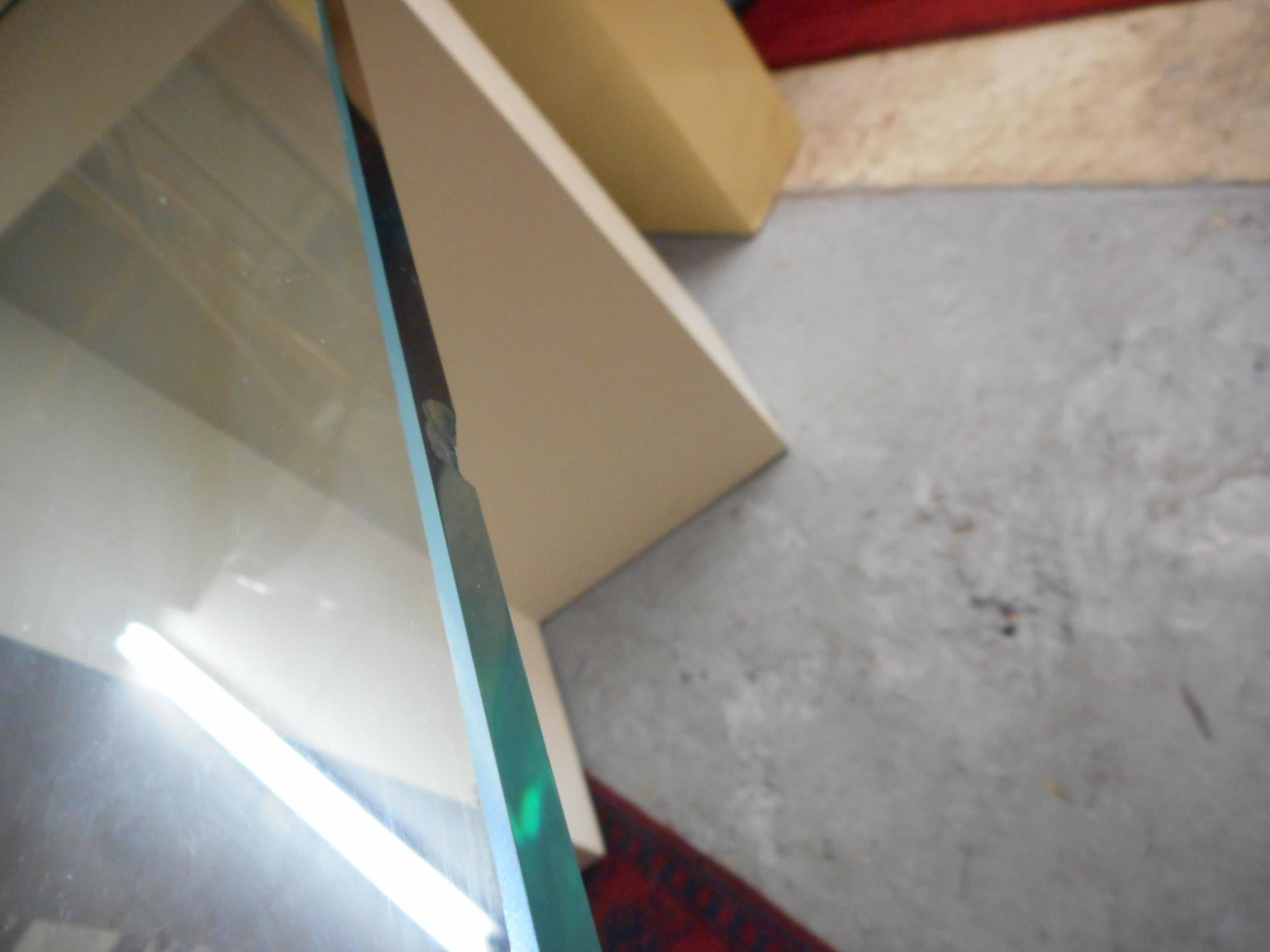 Decorator Modern Glass Top Desk 2