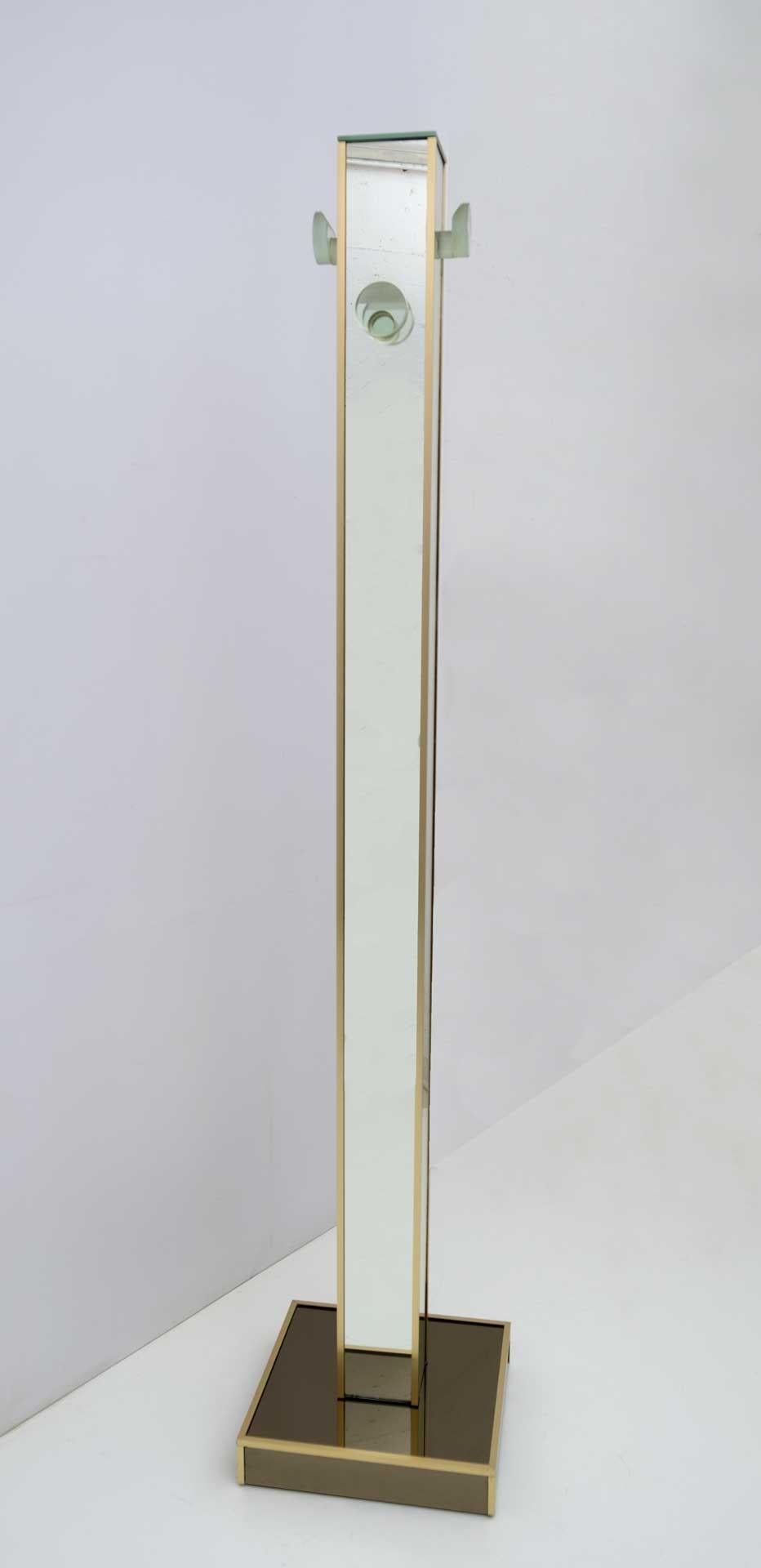 Late 20th Century Decorvetro Mid-Century Modern Italian Mirror Clothes Hangers, 1970s For Sale