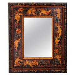 Decoupage Decorative Cherub Mirror, 20th C