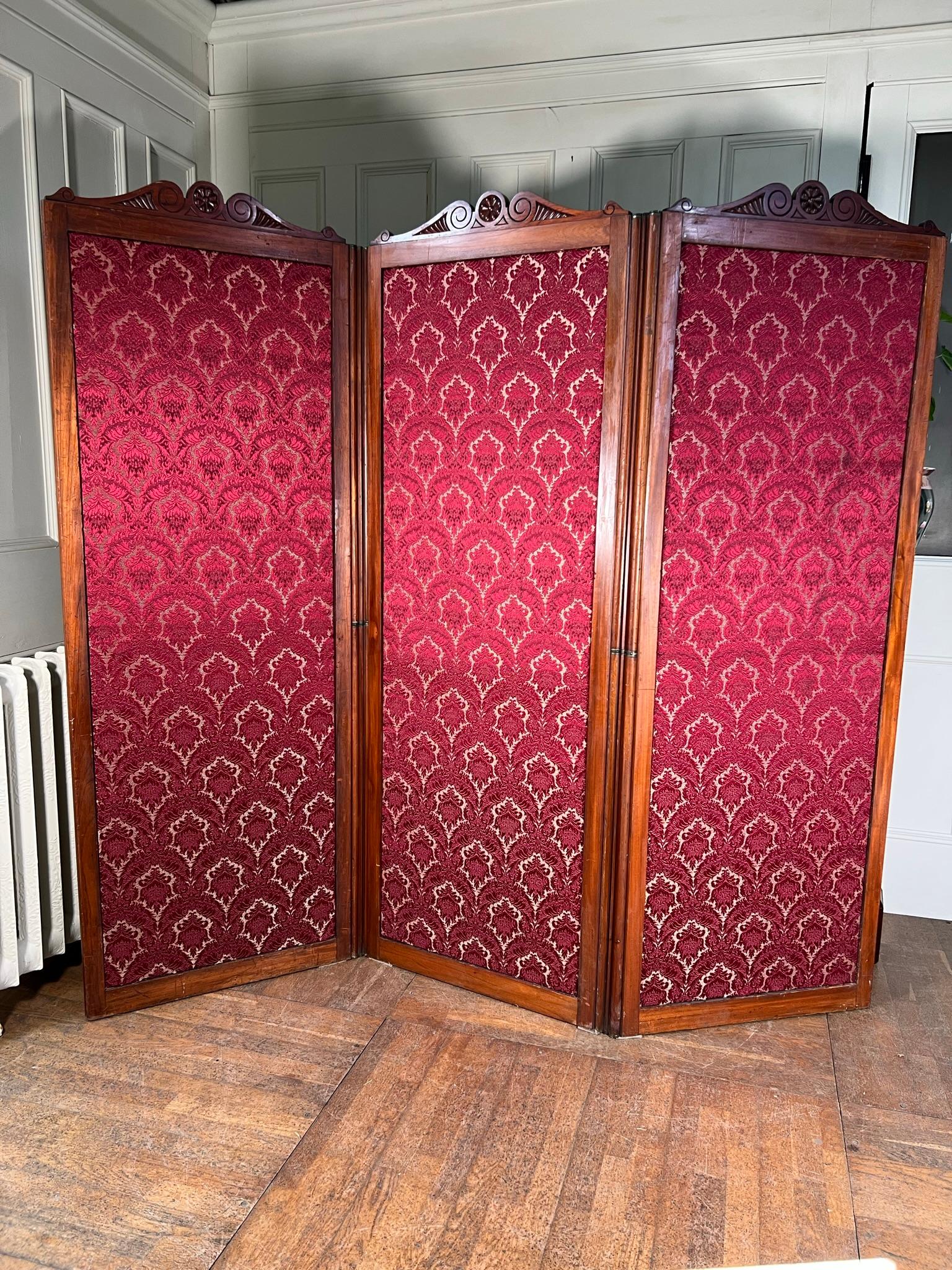 Decoupage Room Screen For Sale 6