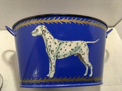 Decoupage and Tole Dalmation Cachepot