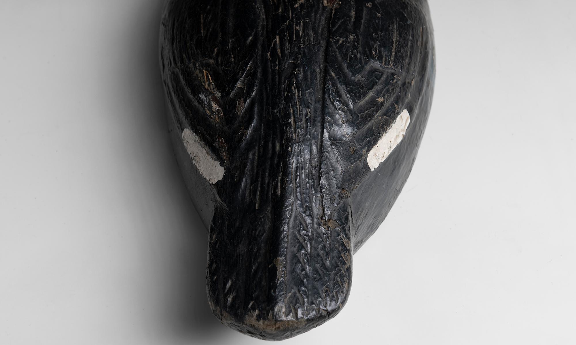 Pato señuelo, Inglaterra circa 1880 Tallado a mano en venta