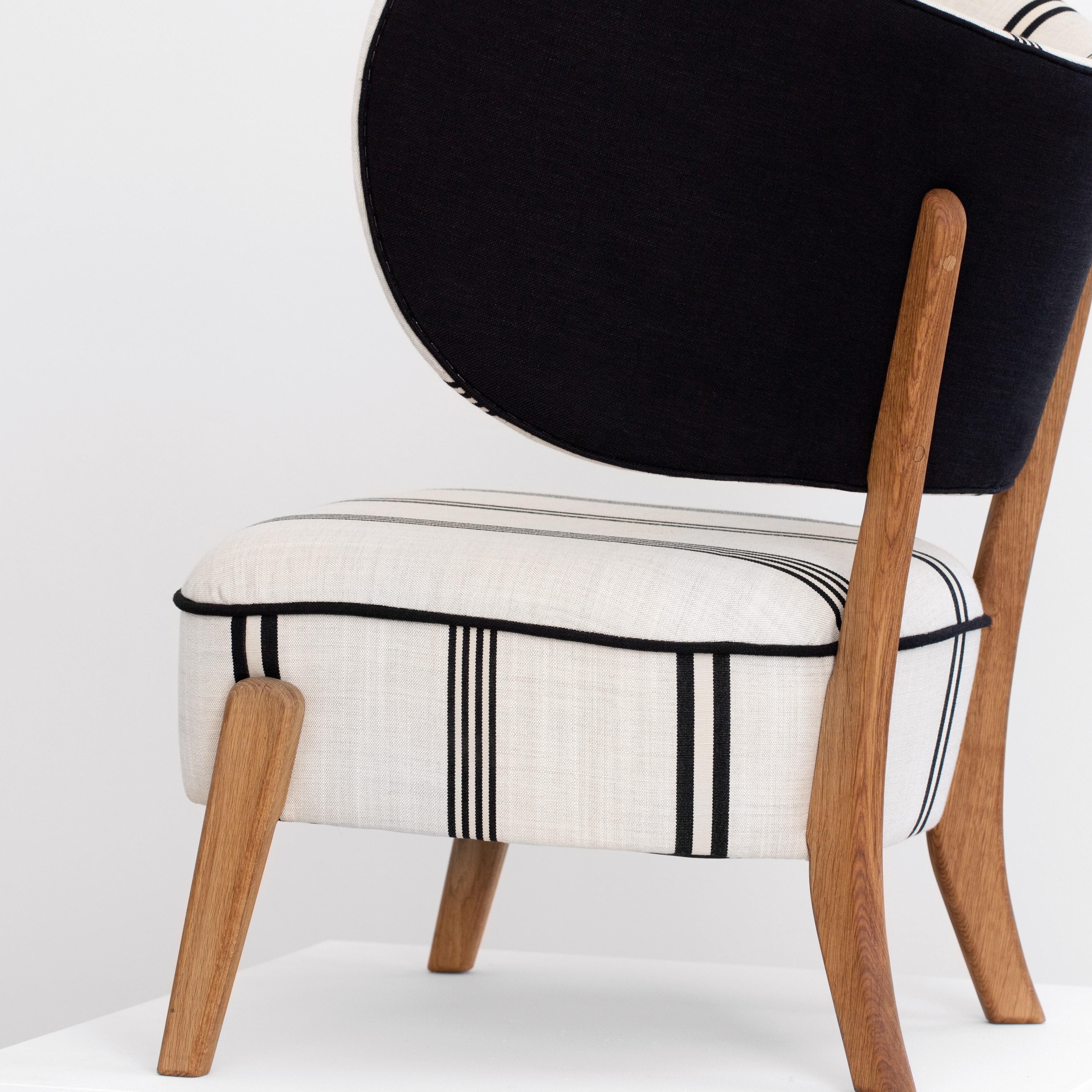 Danish Dedar/Linear Tmbo Lounge Chair by Mazo Design For Sale