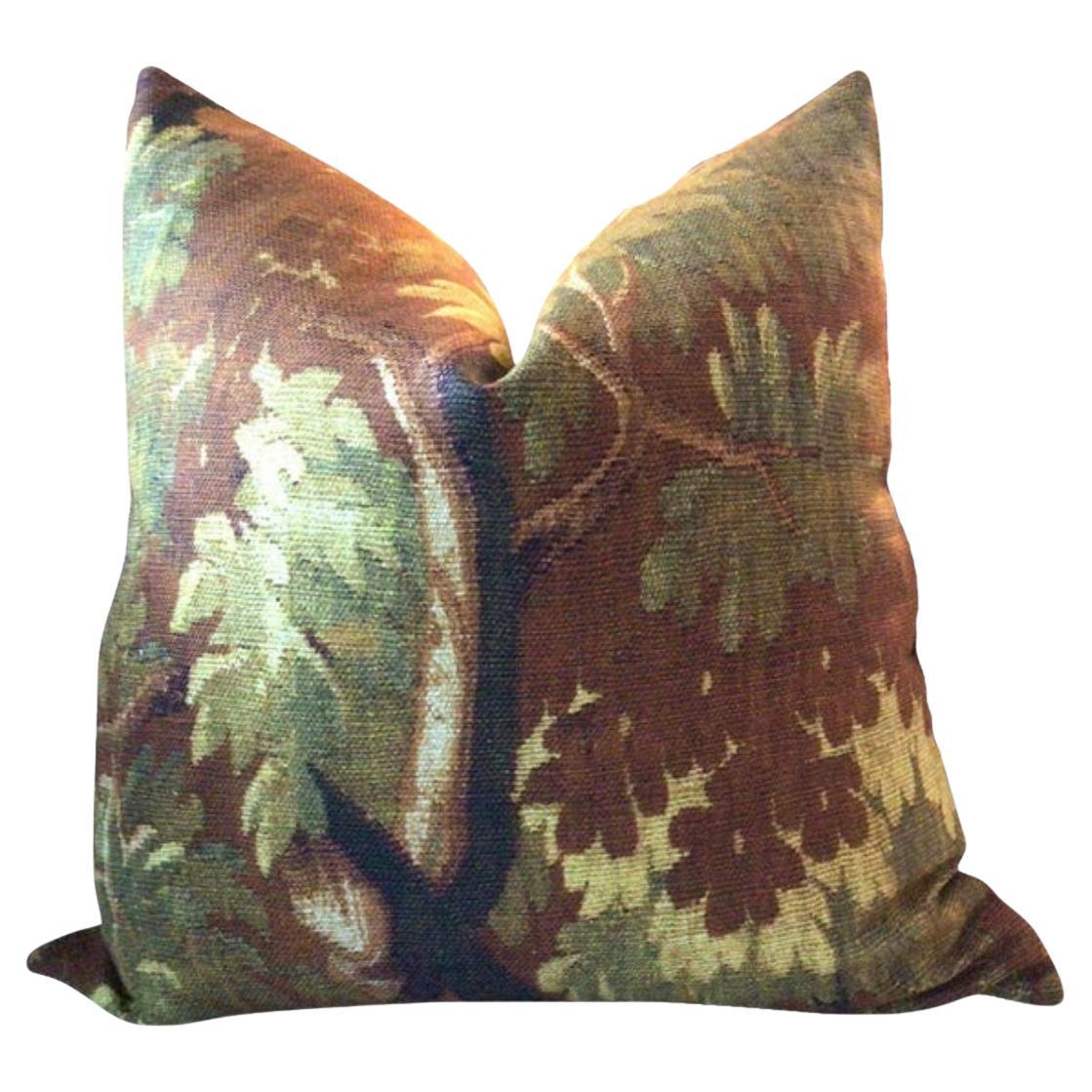 Cuscino lombare in piuma d
oca Dedar Schwarzwald in Automne 12" x 24"