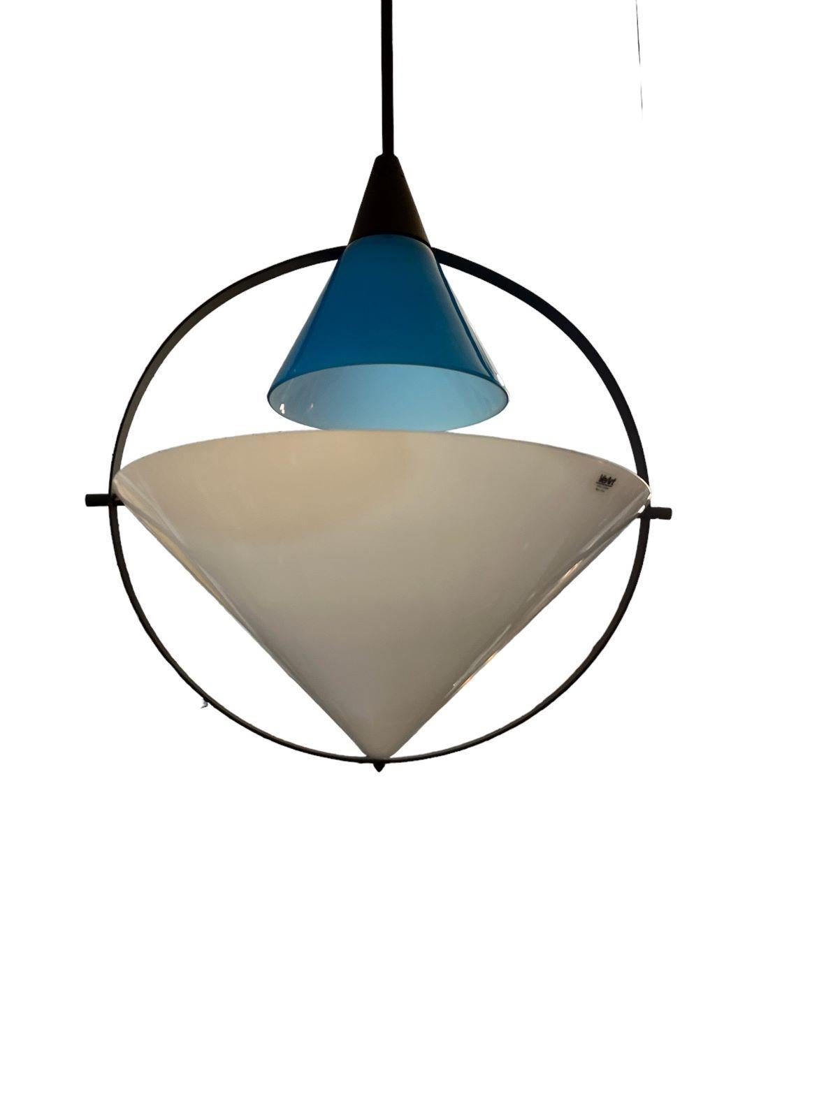 Late 20th Century Dede Ceiling Lamp By Enzo Berti, Artisan Production Veart, Italy Circa 1980’s For Sale