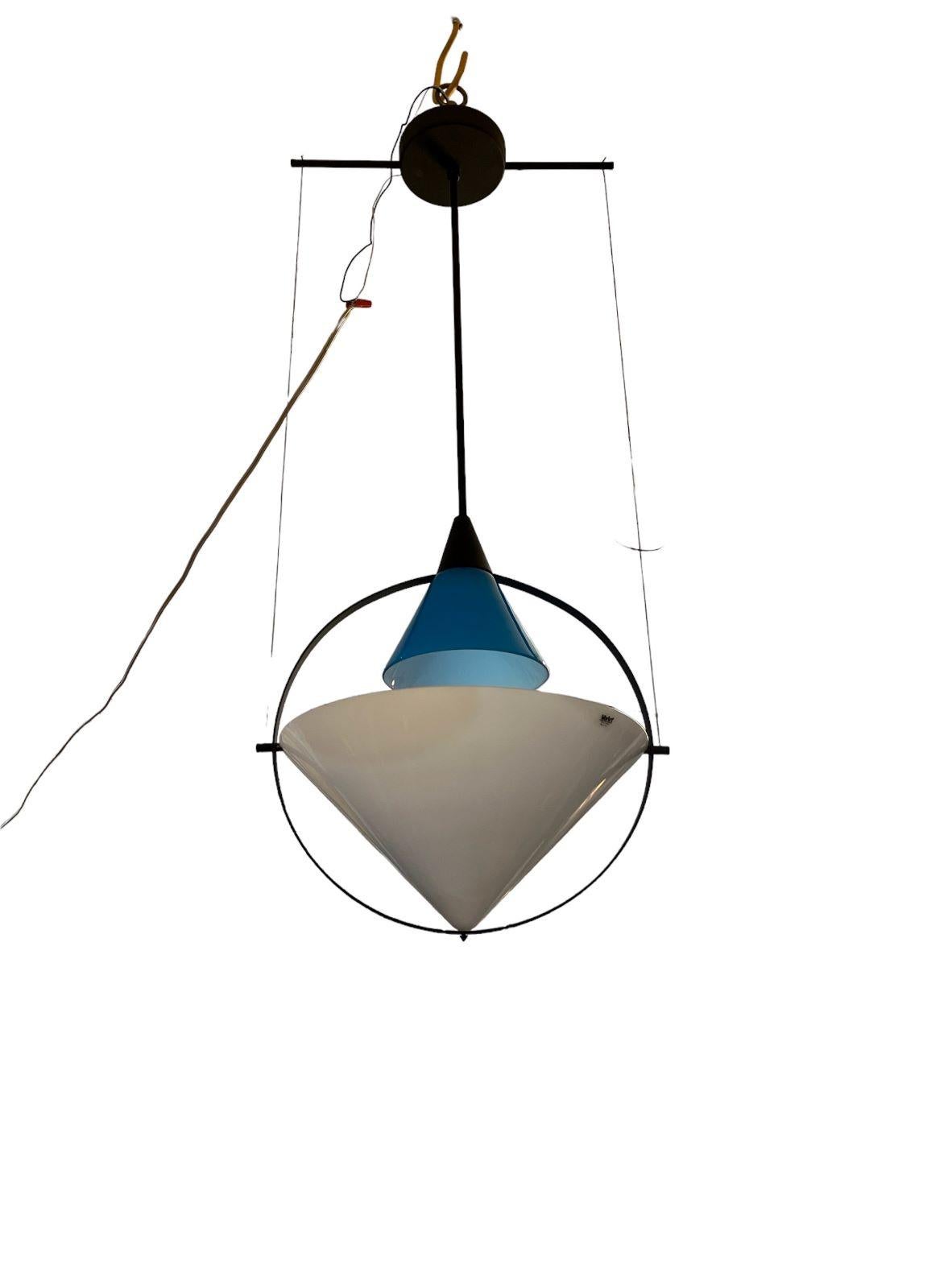 Dede Ceiling Lamp By Enzo Berti, Artisan Production Veart, Italy Circa 1980’s For Sale 1