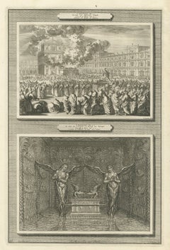 Dedication of Solomon's Temple and the Ark of the Covenant, Mortier, circa 1700