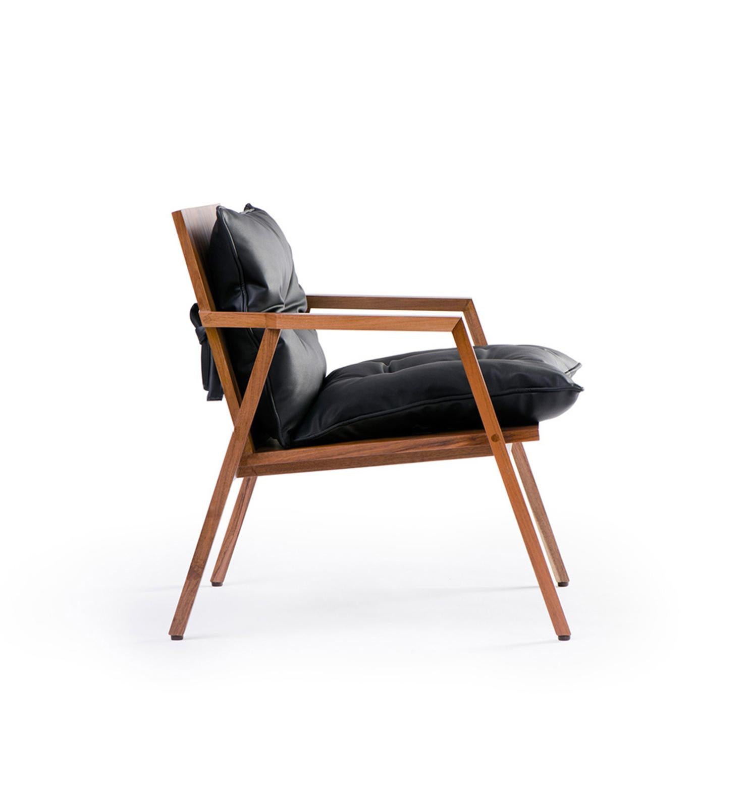 Dedo Chair, mexikanischer zeitgenössischer Stuhl von Emiliano Molina für CUCHARA

Aus diesem zeitlosen Stuhl ist die Collection'S entstanden. Ein einfaches, starkes, kompaktes und vielseitiges Stück, bei dem wir zunächst die Winkel, Verbindungen und
