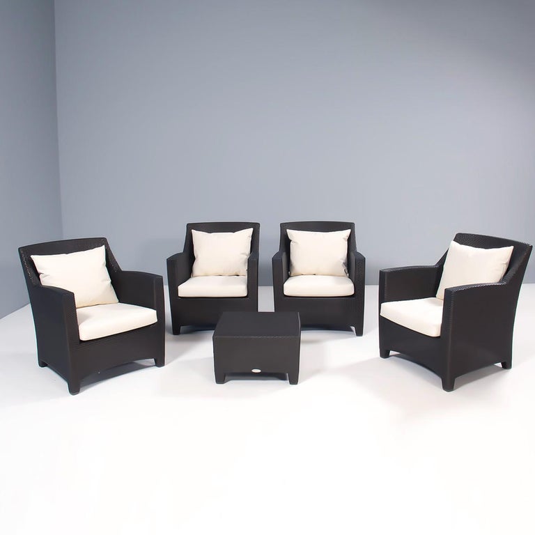 Dedon Barcelona Garden/Outdoor Table and Chairs Lounge at 1stDibs