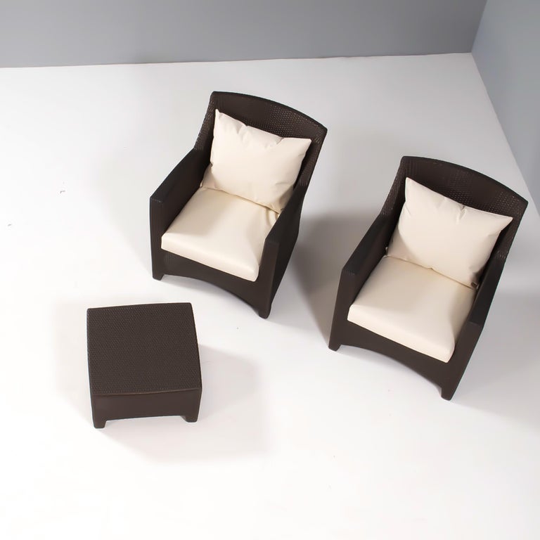 Dedon Barcelona Garden/Outdoor Table and Chairs Lounge at 1stDibs