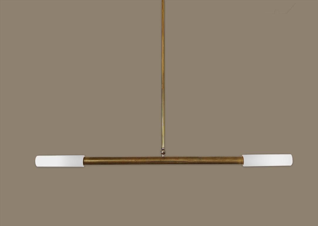 European Dedon, Customizable Light in Solid Brass by Candas Design For Sale