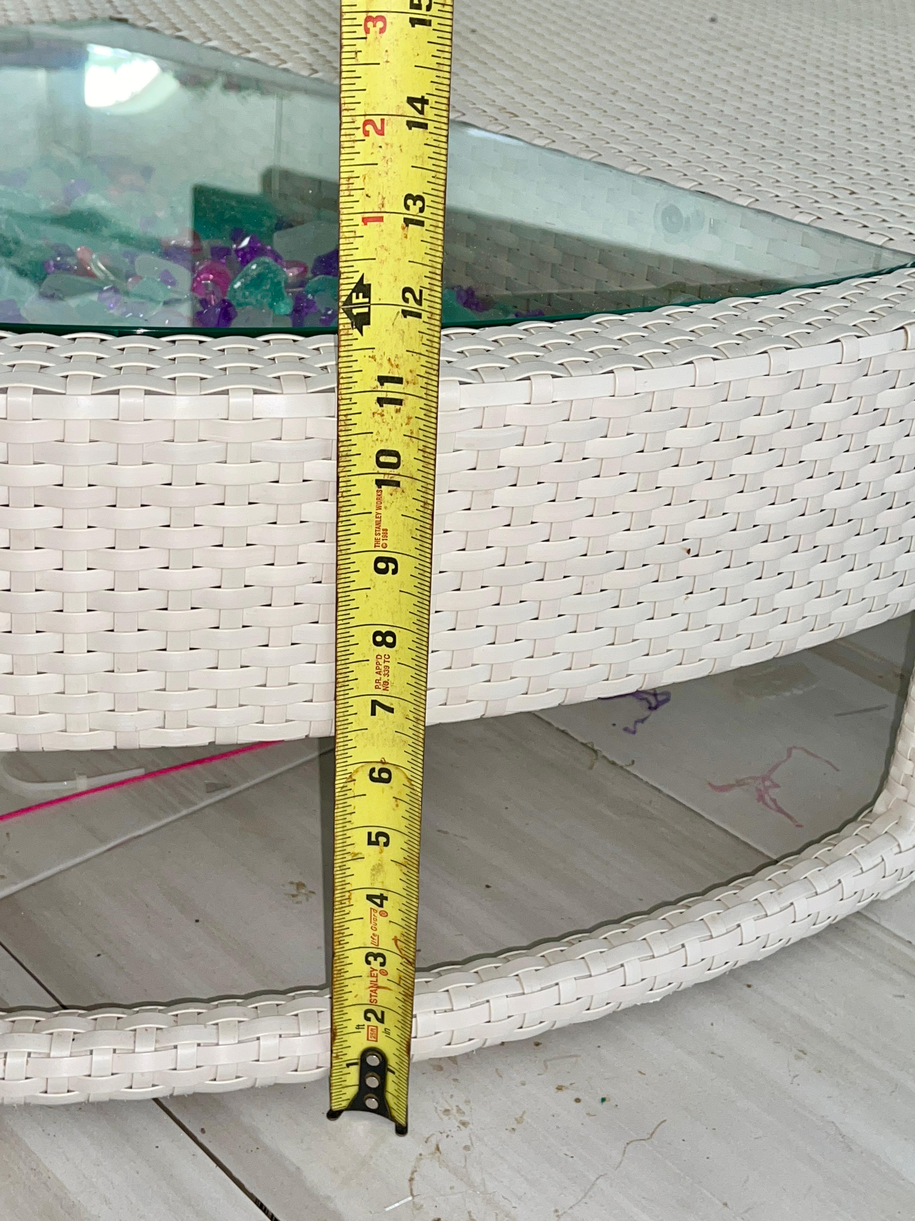 Tissage Table basse ronde Dedon Zofa par Harry & Camilla