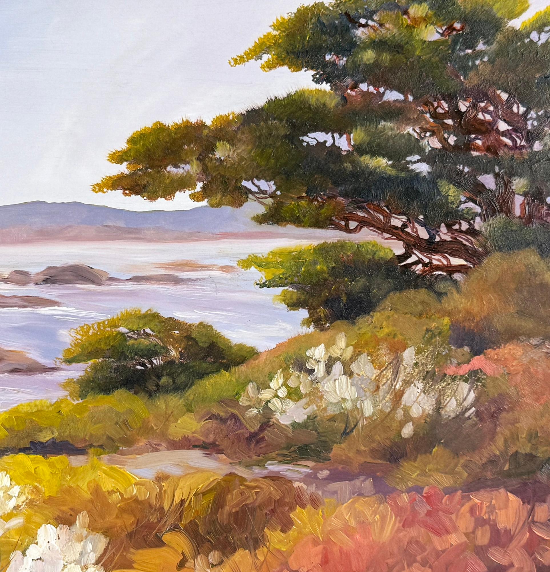 Near Point in Carmel by the Sea Kalifornien von Dee Bortorff (Amerikanischer Impressionismus), Painting, von Dee Bottorff