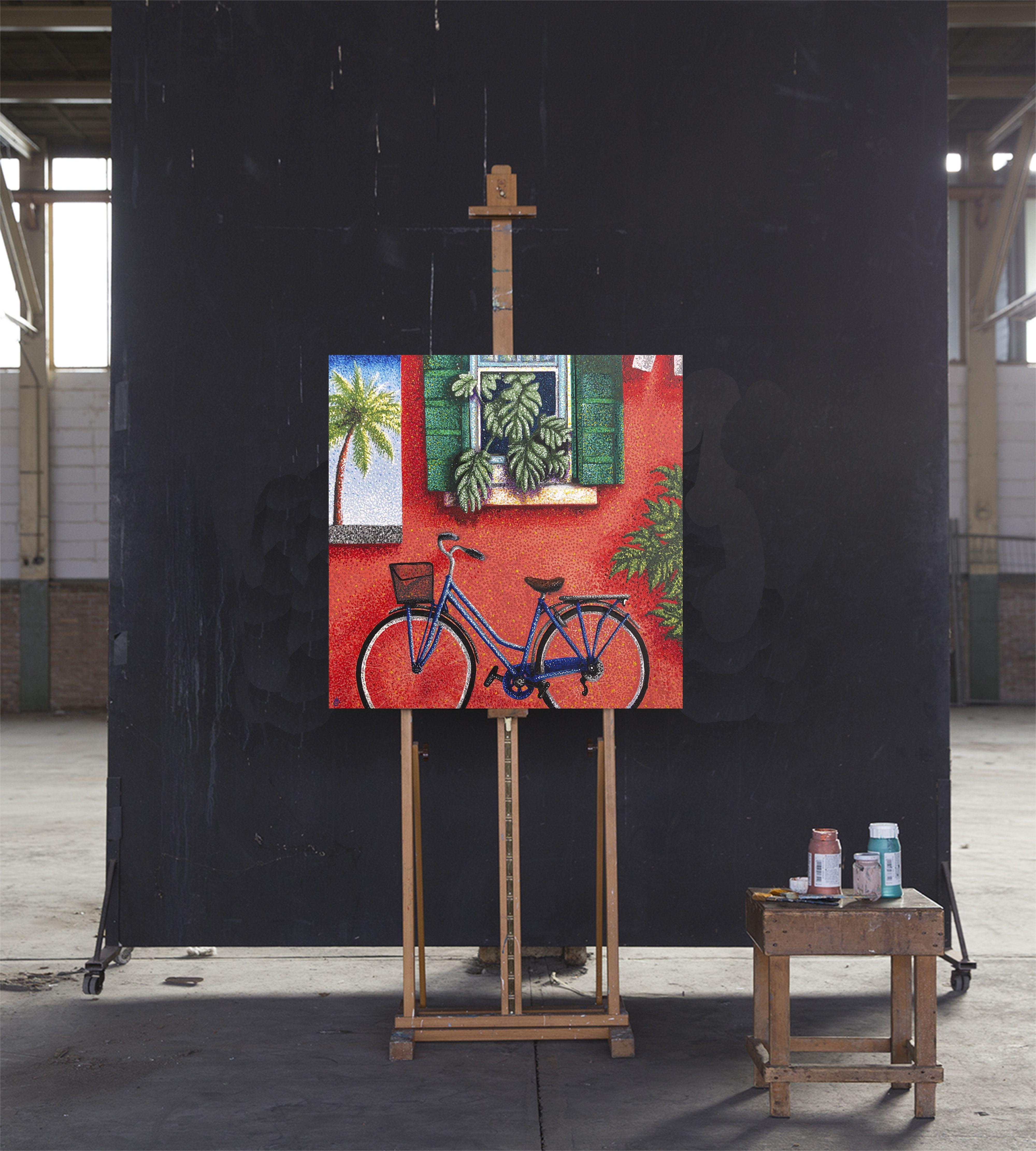 Bike, Painting, Acrylic on Canvas 1