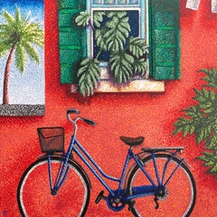 Bike, Painting, Acrylic on Canvas