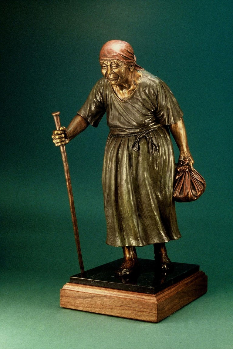 The Farmer's Wife - Sculpture by Dee Clements