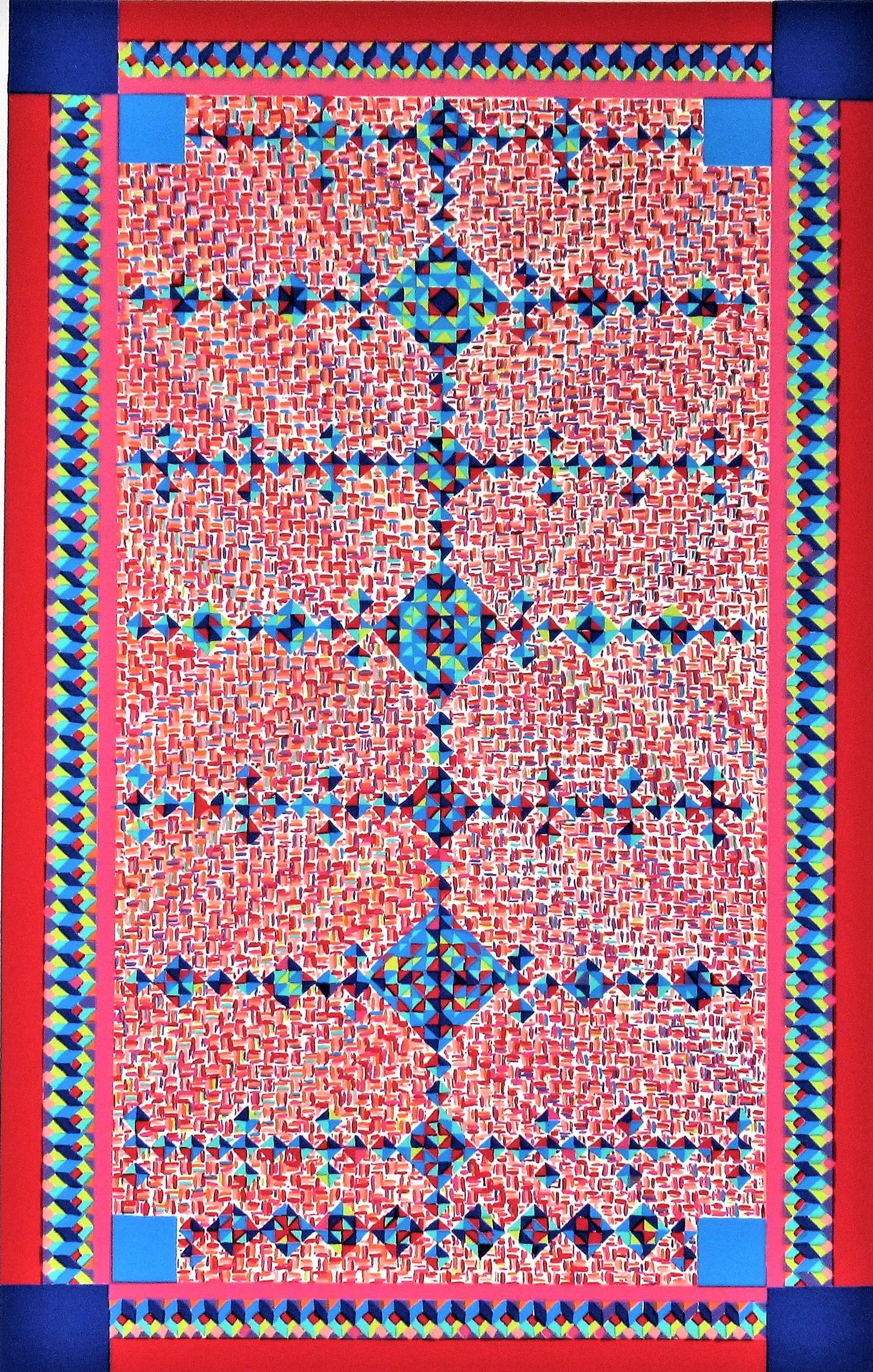 Rug Pattern - Print by Dee Shapiro