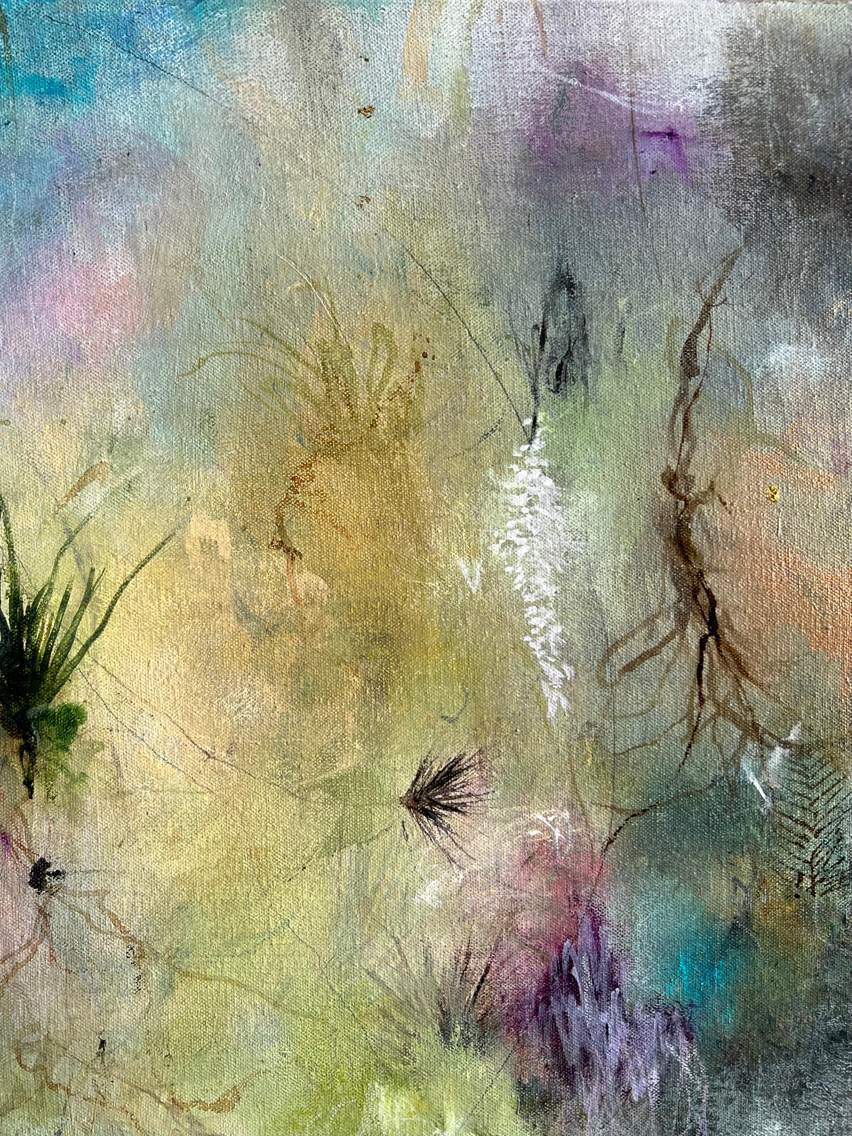 Forest Drift - Contemporary Painting by Deedra Ludwig
