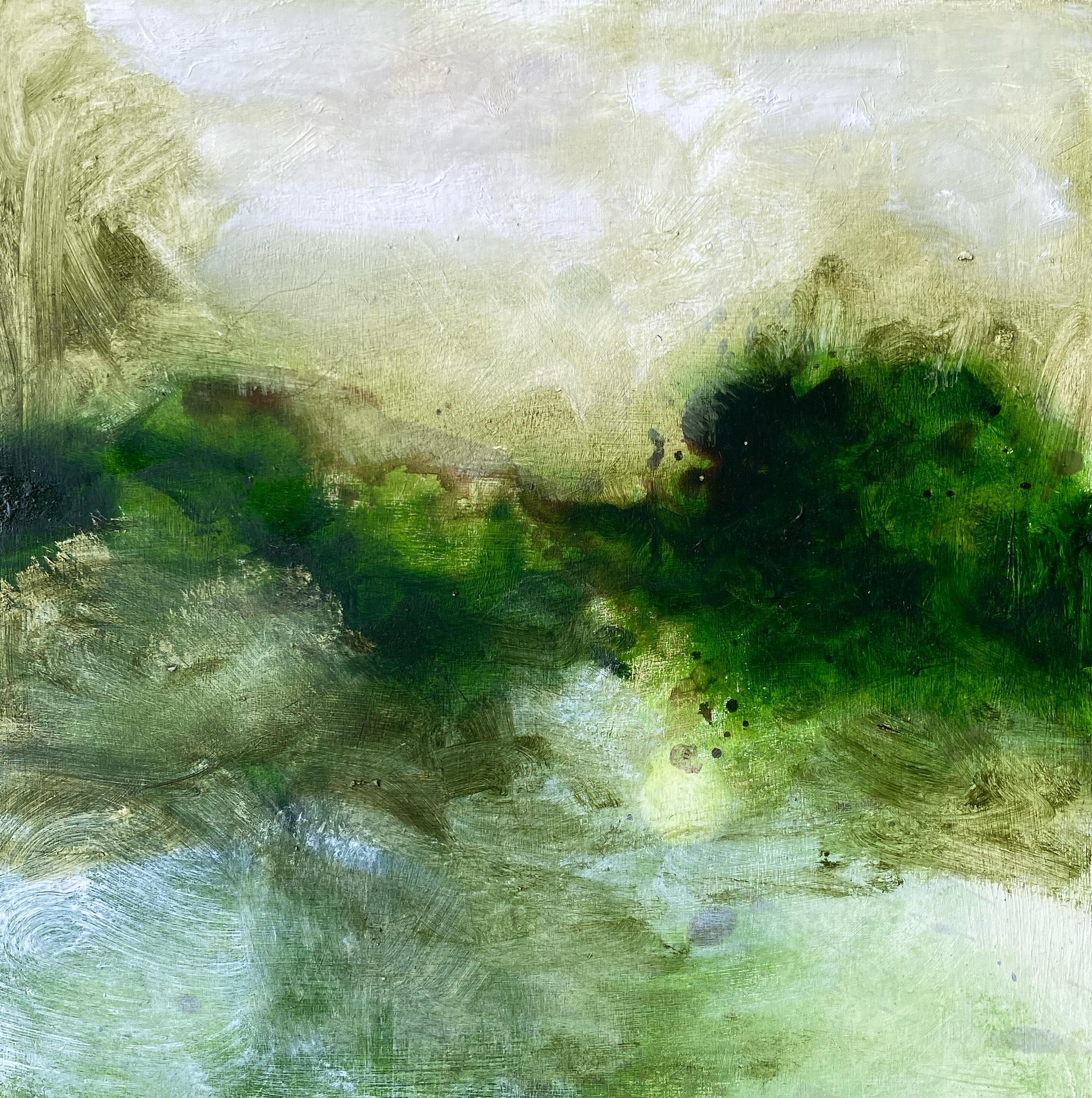 Deedra Ludwig Abstract Painting – Fragile Regeneration II
