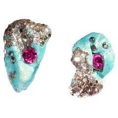 Deep 1 Pair Of Earrings in 925 Sterling Silver by Marion Fillancq