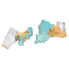 Par de pendientes Deep 10 de plata de ley 925 de Marion Fillancq