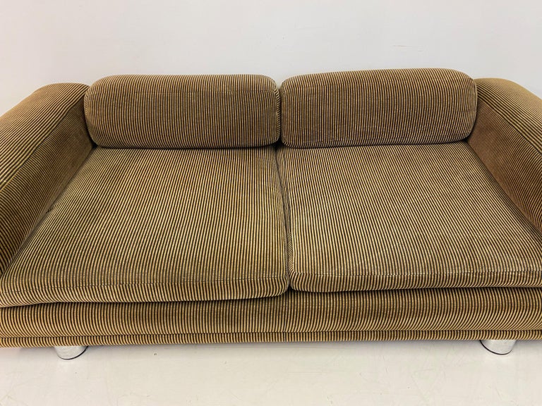 Deep 1970s Howard Keith Diplomat Sofa For Sale 4