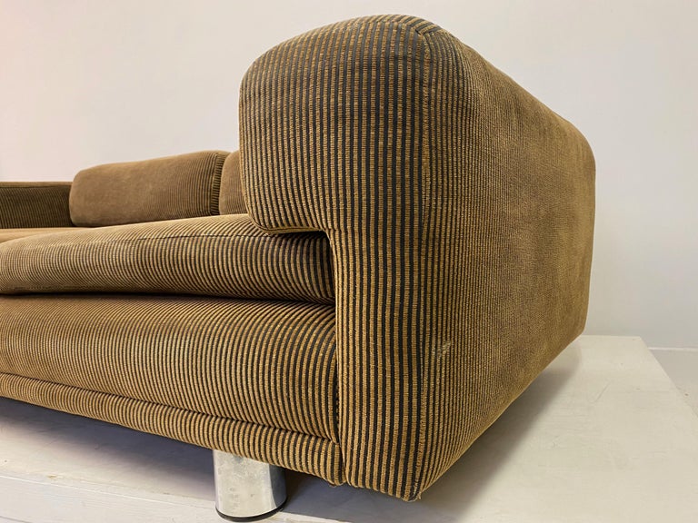 Deep 1970s Howard Keith Diplomat Sofa For Sale 5