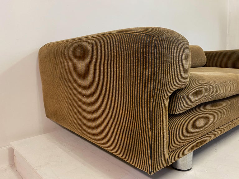Deep 1970s Howard Keith Diplomat Sofa For Sale 6
