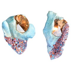 Par de pendientes Deep 2 de plata de ley 925 de Marion Fillancq