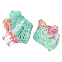 Par de pendientes Deep 3 de plata de ley 925 de Marion Fillancq