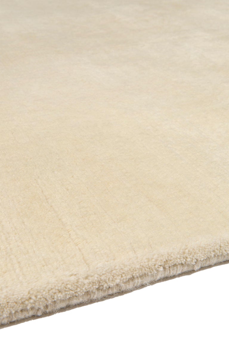 Deep Pile Merino Natural 10x8 Rug in Wool by The Rug Company For Sale