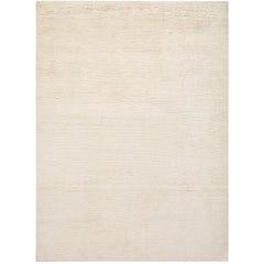 Deep Pile Merino Natural 10x8 Rug in Wool by The Rug Company