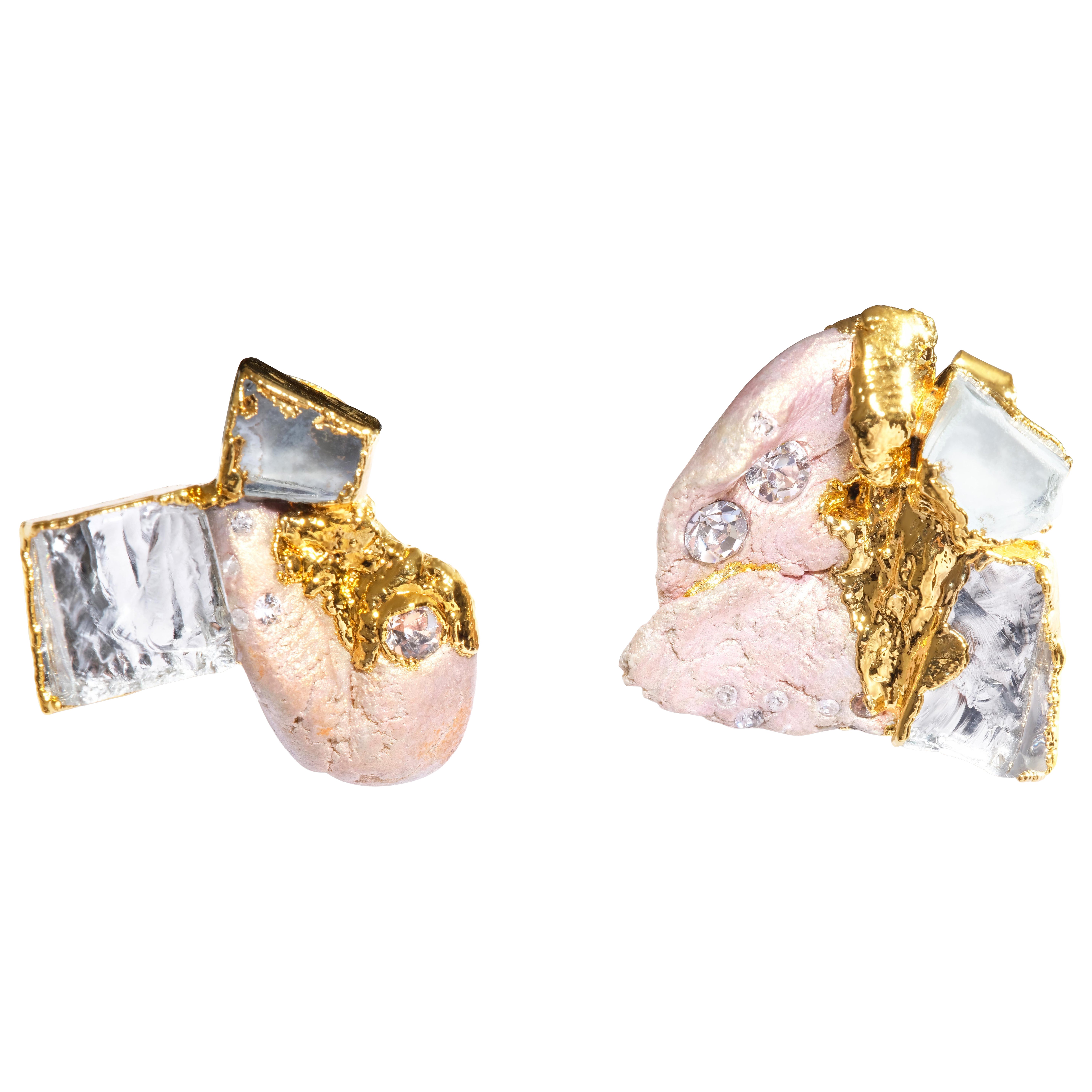 Paio di orecchini Deep 7 in argento 925 di Marion Fillancq