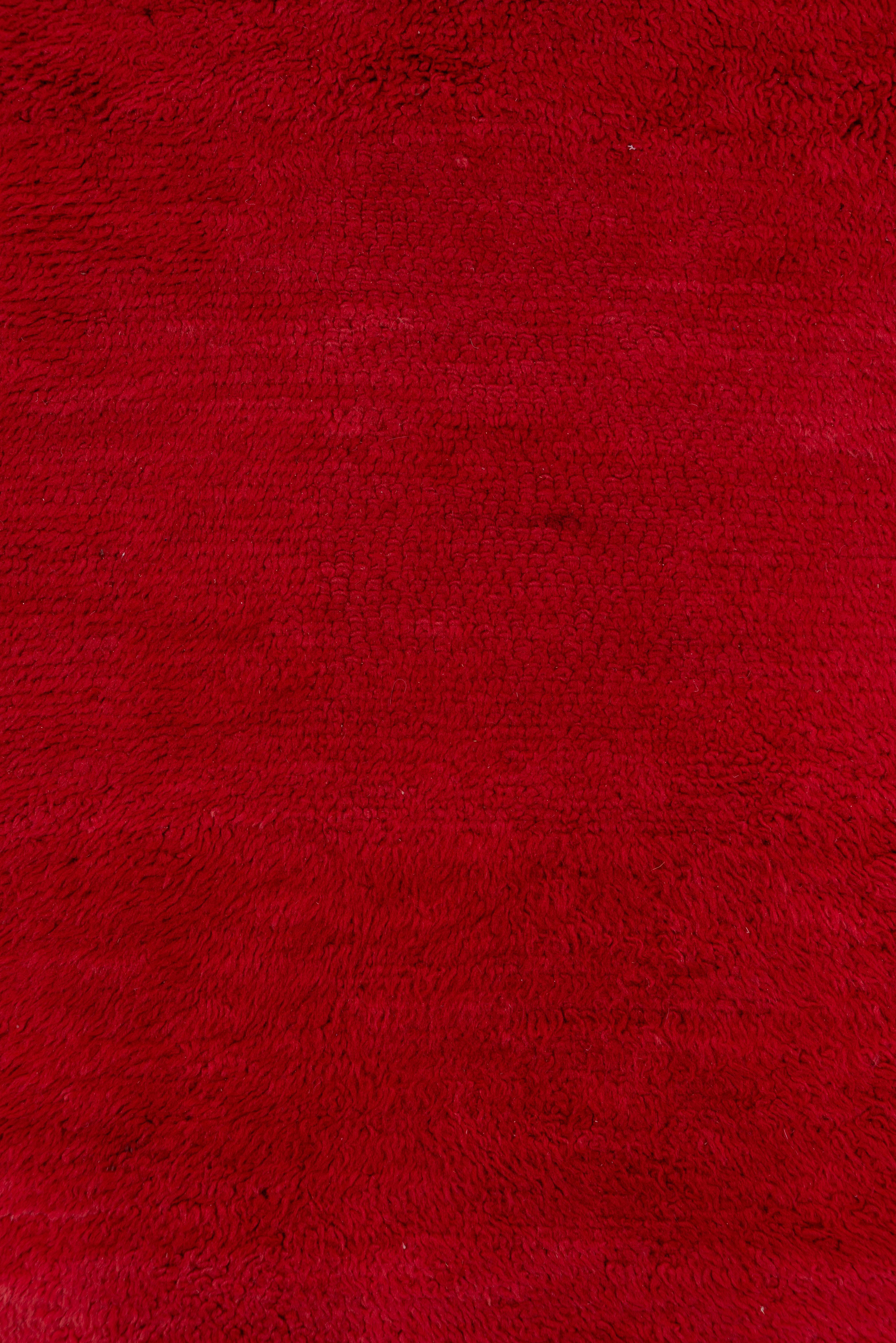 20th Century Deep Ancient Red Moroccan Runner For Sale