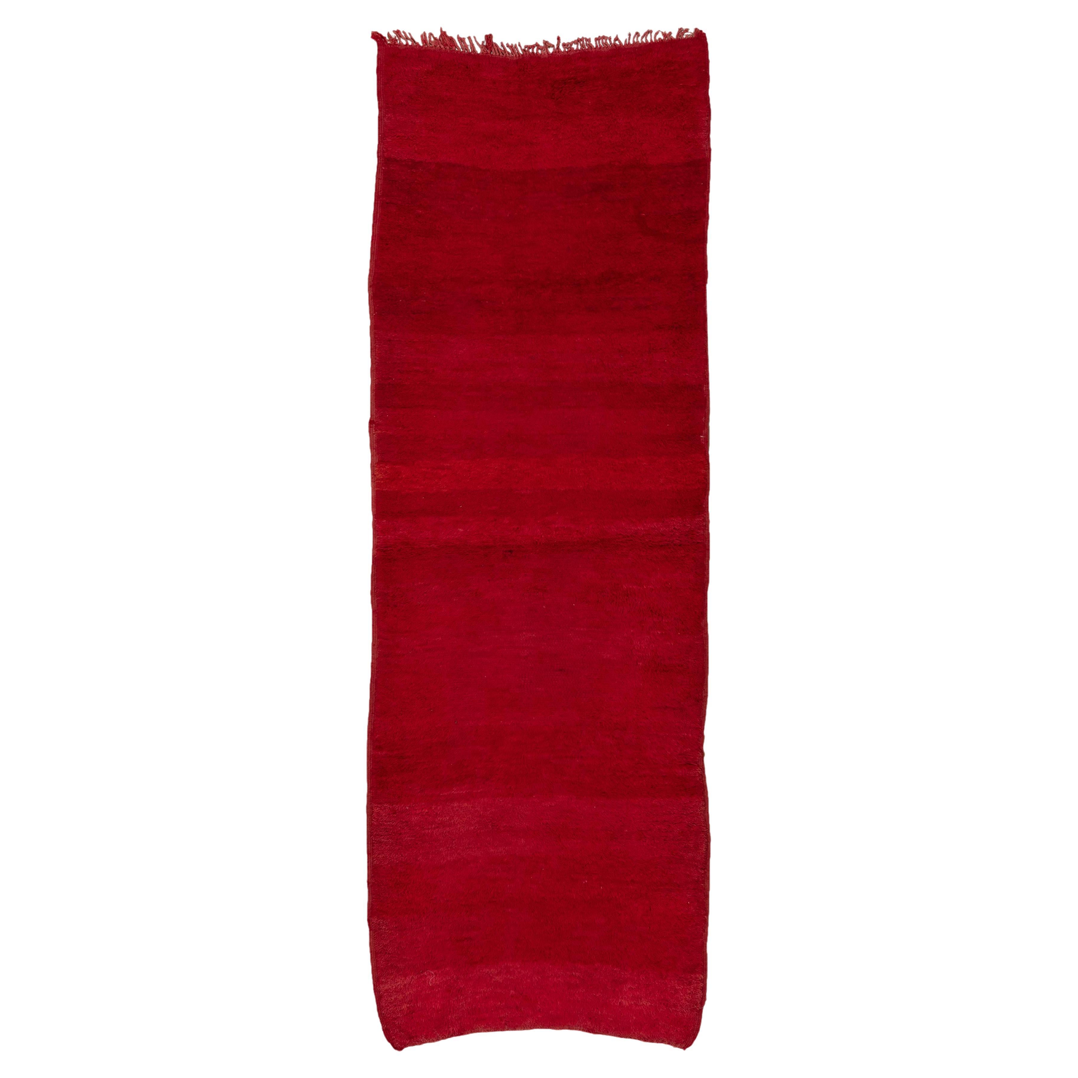 Deep Ancient Red Moroccan Runner