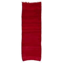 Vintage Deep Ancient Red Moroccan Runner