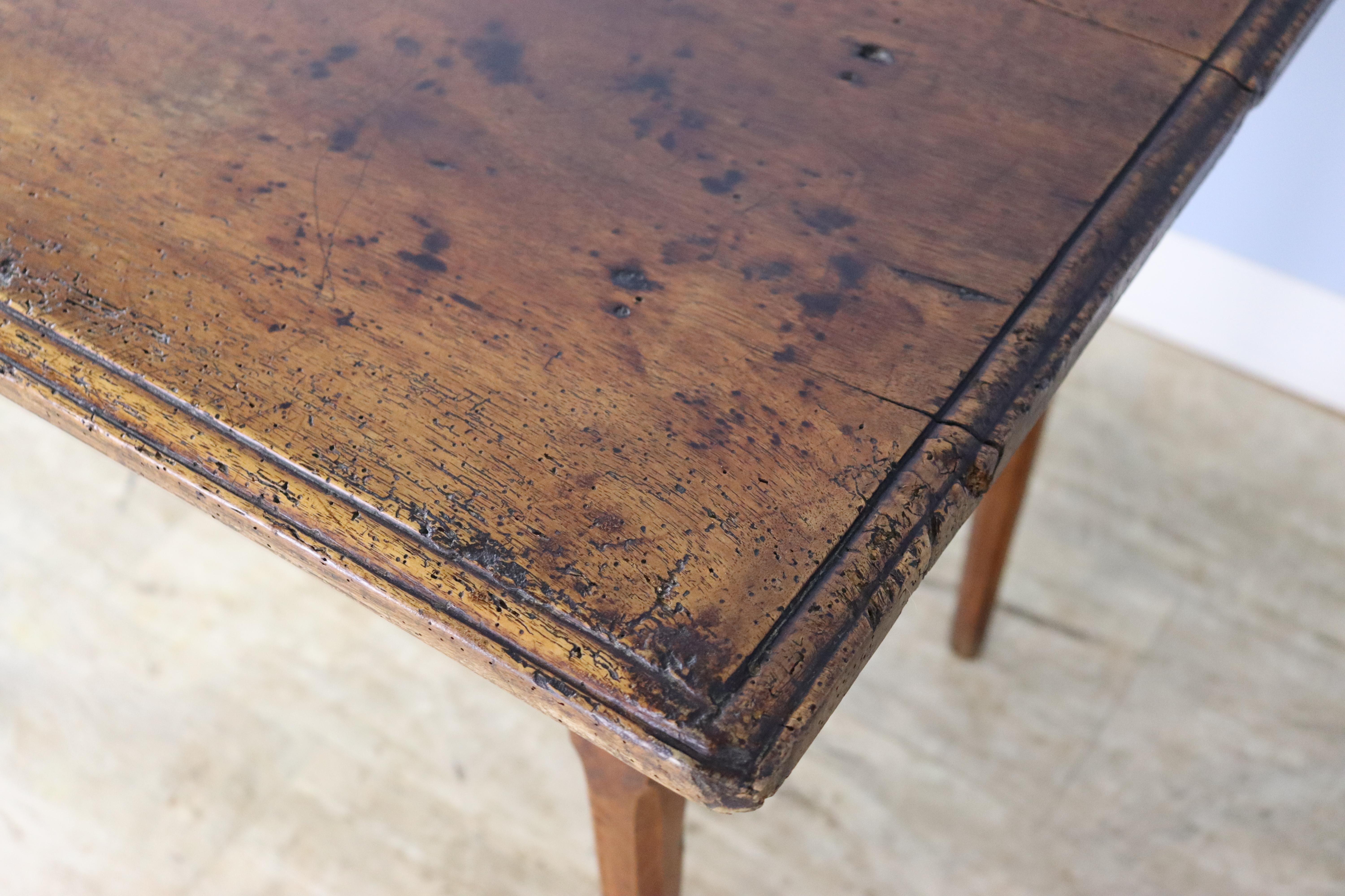 Deep Antique Walnut Side Table 4