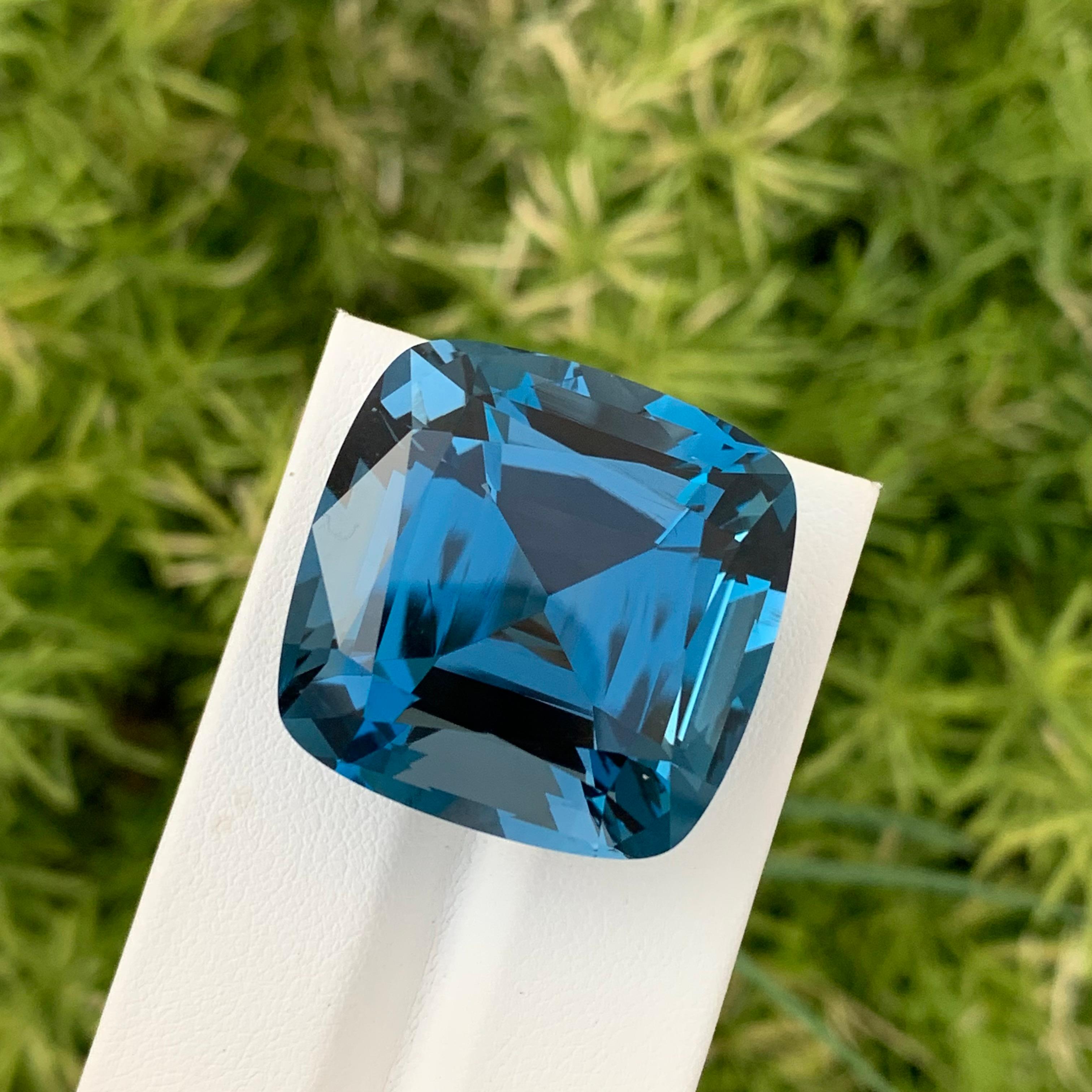 Loose London Blue Topaz

Weight: 94.20 Carats
Dimension: 26 x 26 x 17.6 Mm
Origin: Brazil
Shape: Square
Color: Deep Blue
Certificate: On Customer Demand

London Blue Topaz is a mesmerizing variety of topaz renowned for its deep and enchanting blue
