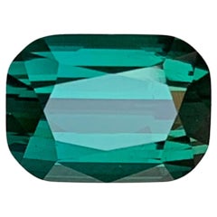 Turmalina verde azul profundo 4,81 qt talla cojín gema natural suelta para anillo
