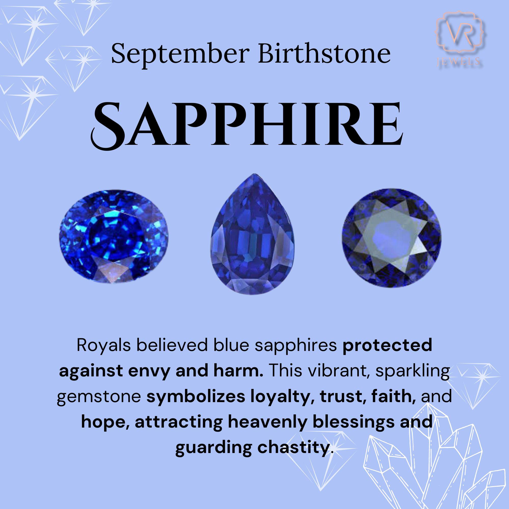 For Sale:  Deep Blue Sapphire Diamond Toi et Moi Ring for Girlfriend in 18k White Gold 9