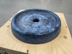 Ciotola a spirale piccola Deep Blue di Lenny Stopp