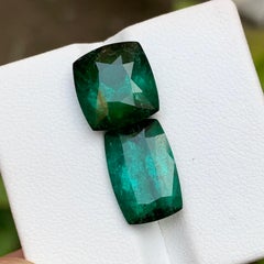 Deep Bluish Green Natural Tourmaline Necklace, Pendant, Bracelet Gemstones 10.75