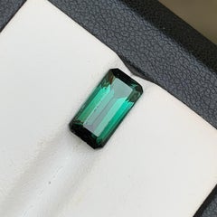 Deep Bluish Green Two Tone Bicolor Natural Tourmaline Ring Gemstone 2.50Ct Jewel