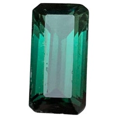 Tief bläulich grün zwei Ton Bicolor natürlichen Turmalin Ring Edelstein 2.50Ct Jewell