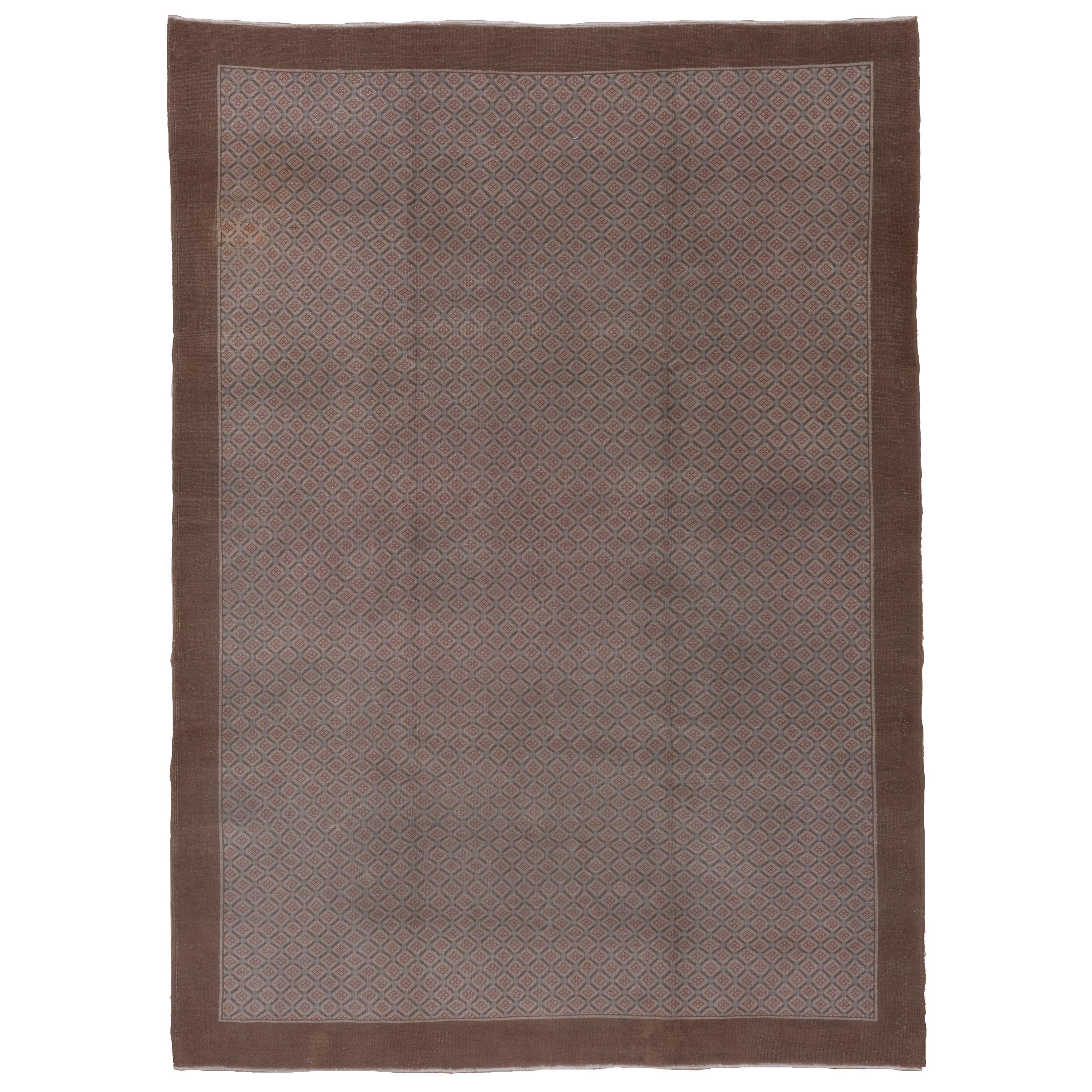 Deep Brown Rich Oushak im Angebot