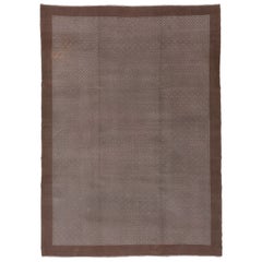 Deep Brown Rich Oushak