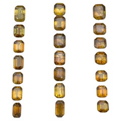 Deep Brownish Yellow Natural Sphene/Titanite Loose Gemstones Lot 13.30Ct-Jewelry